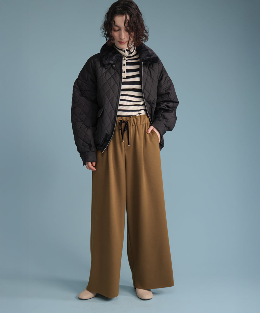 パウンドストレッチセミワイドパンツ