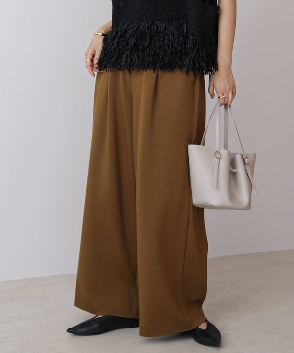 パウンドストレッチセミワイドパンツ［OLIVE/REDは11/26発送予定］