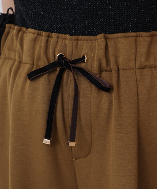 パウンドストレッチセミワイドパンツ［OLIVE/REDは11/26発送予定］