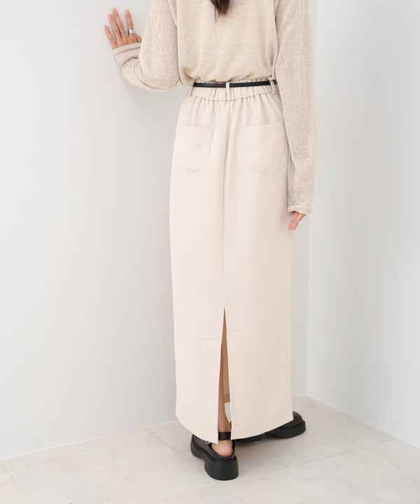 ツイルタイトロングスカート