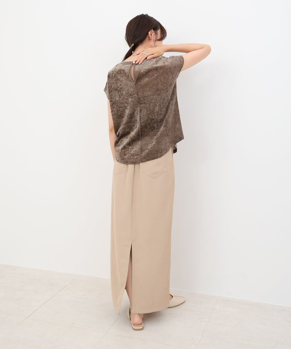 ツイルタイトロングスカート