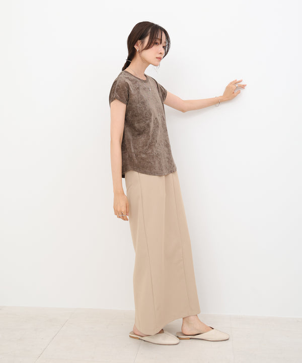 ツイルタイトロングスカート