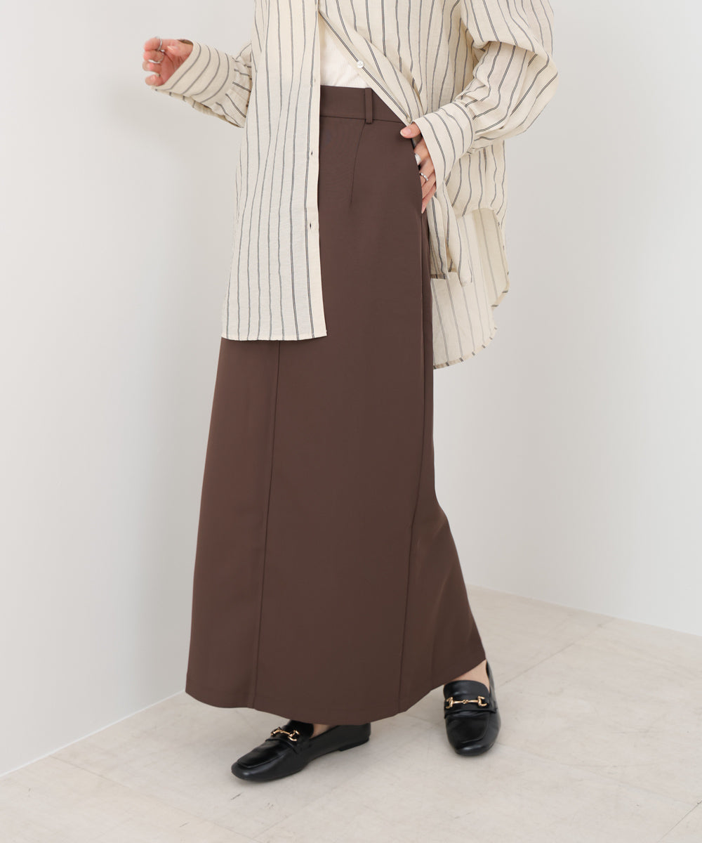 ツイルタイトロングスカート