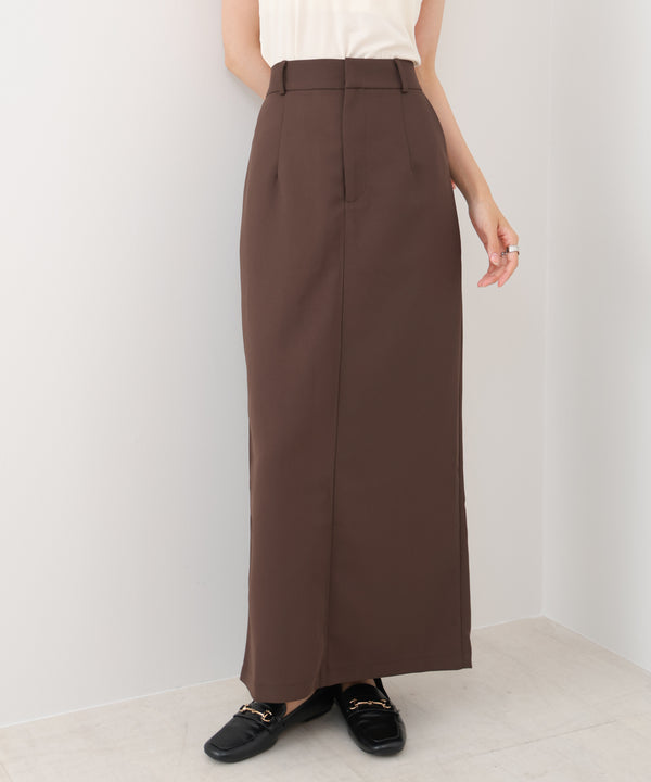 ツイルタイトロングスカート