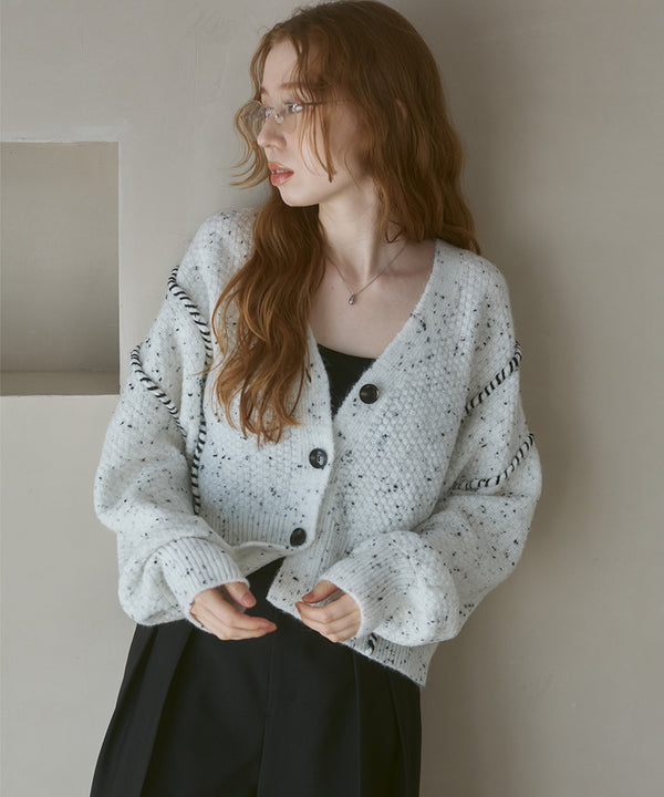 チョコチップショートカーディガン