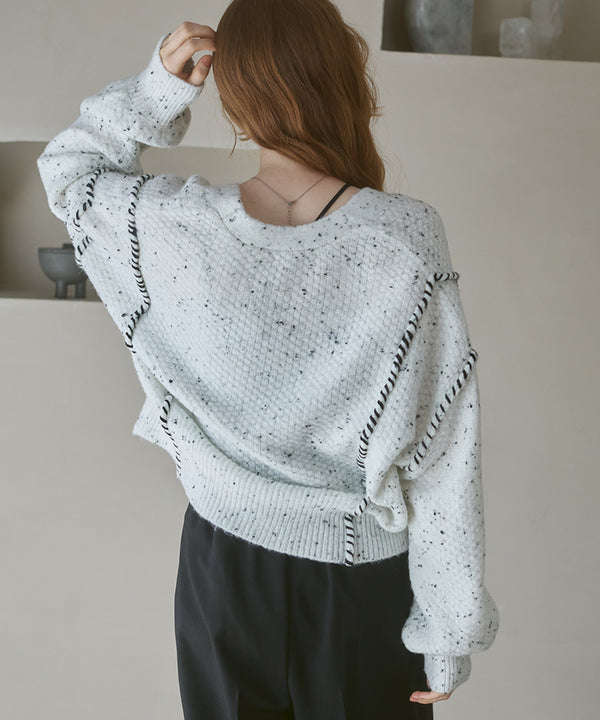 チョコチップショートカーディガン