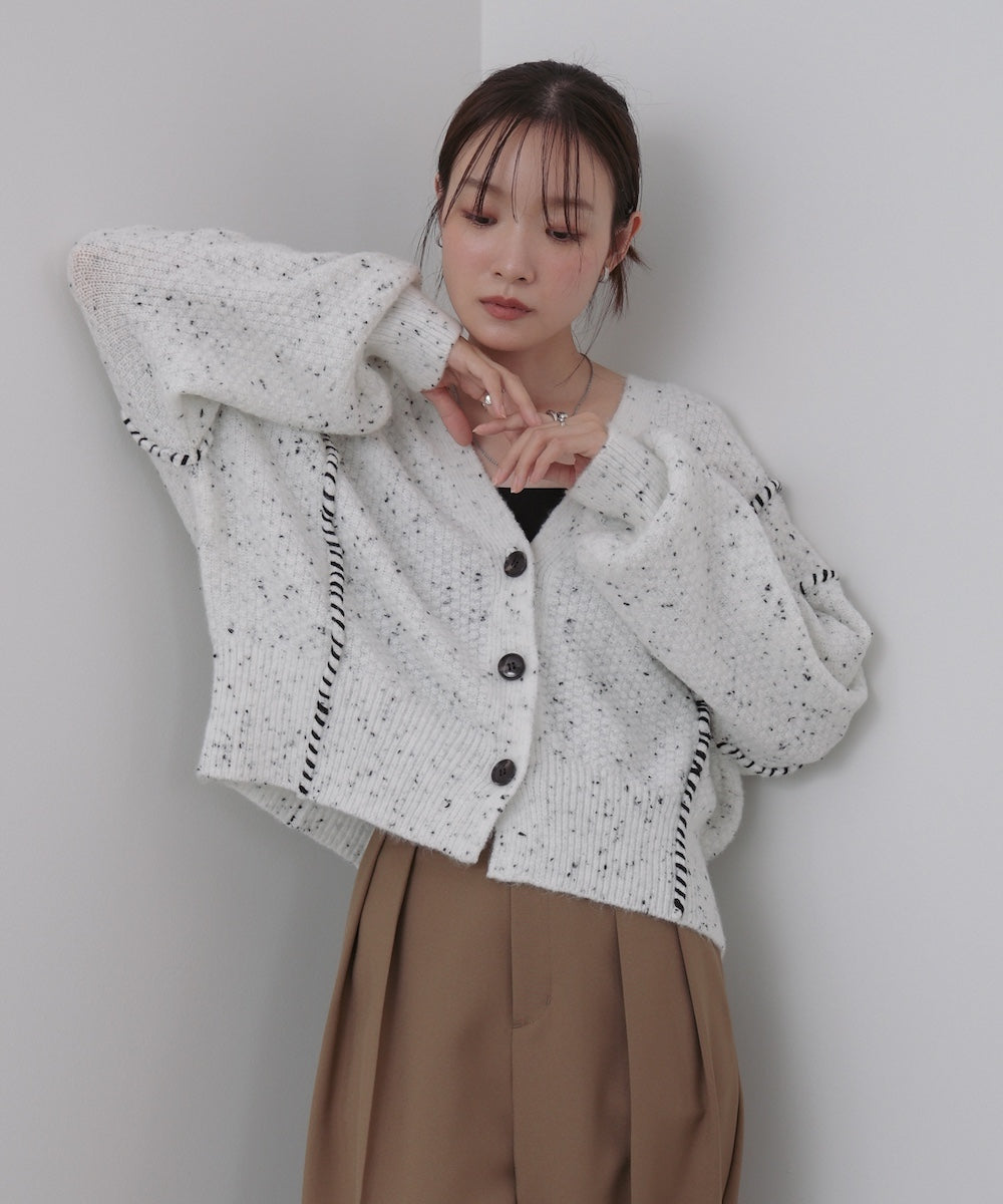 チョコチップショートカーディガン