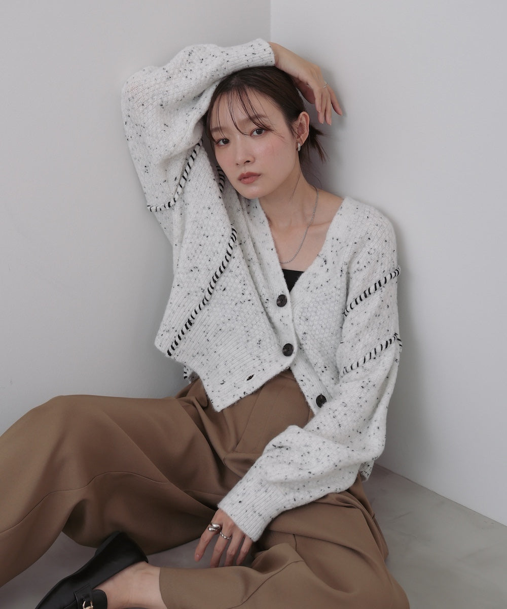 チョコチップショートカーディガン