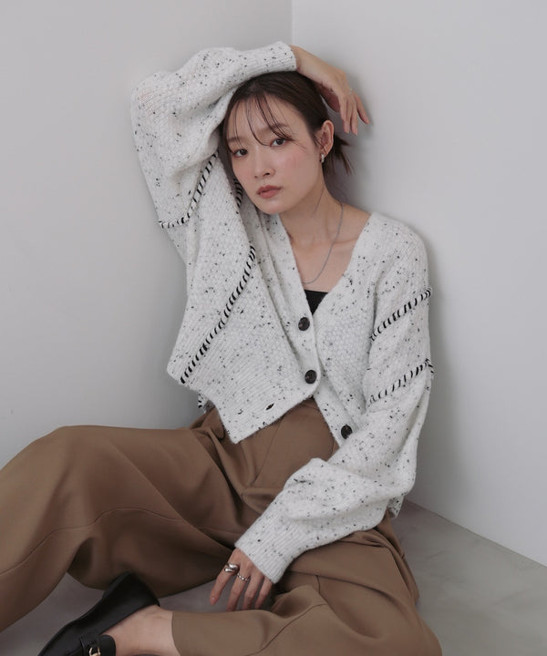 チョコチップショートカーディガン