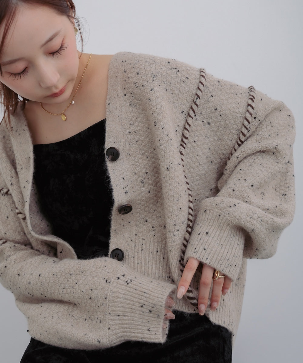 チョコチップショートカーディガン