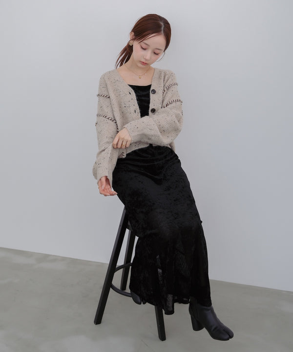 チョコチップショートカーディガン