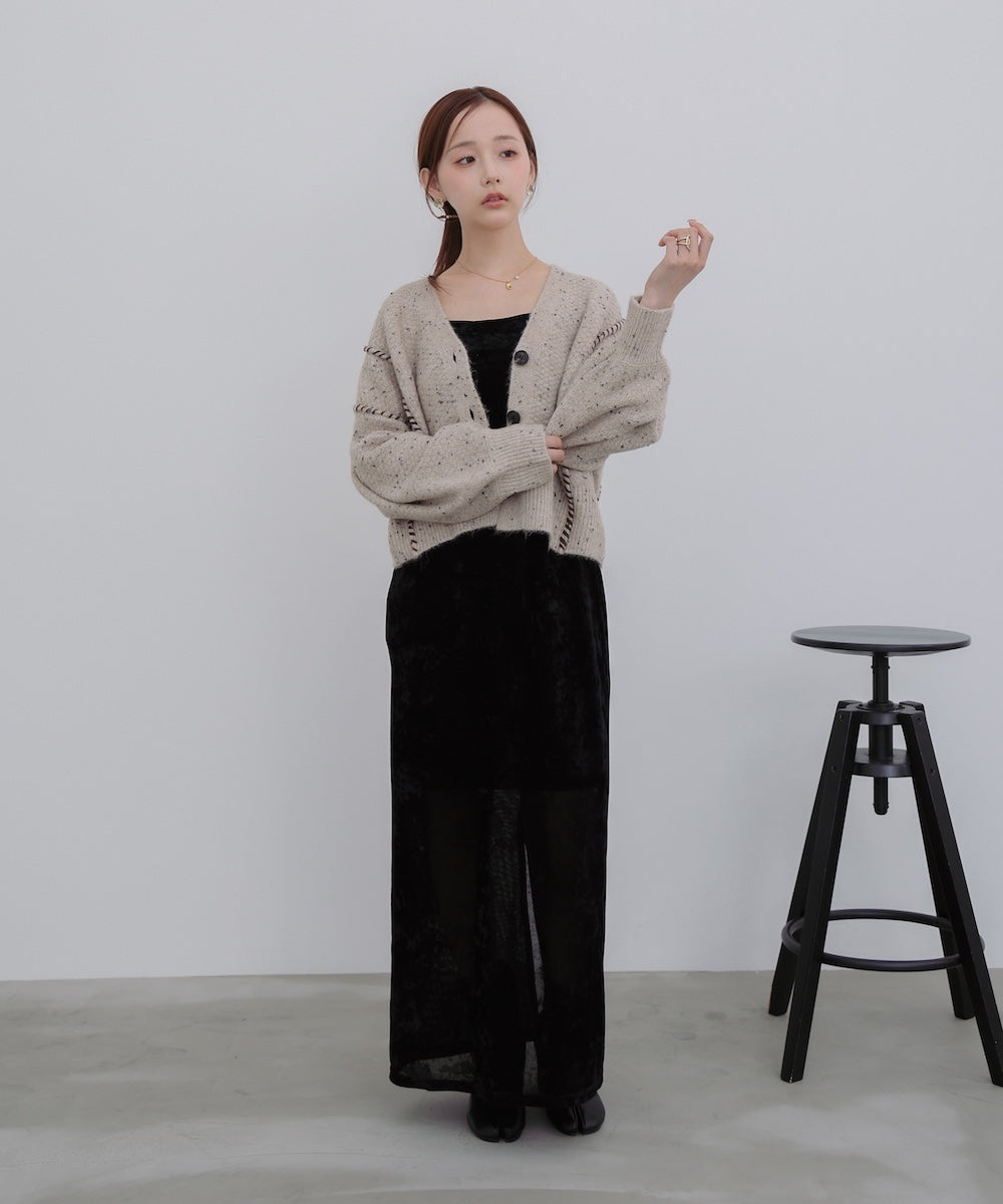 チョコチップショートカーディガン