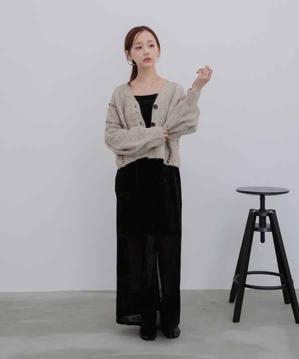 チョコチップショートカーディガン