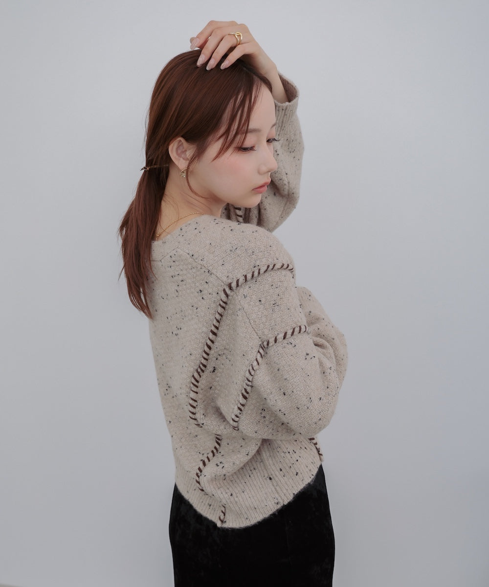 チョコチップショートカーディガン