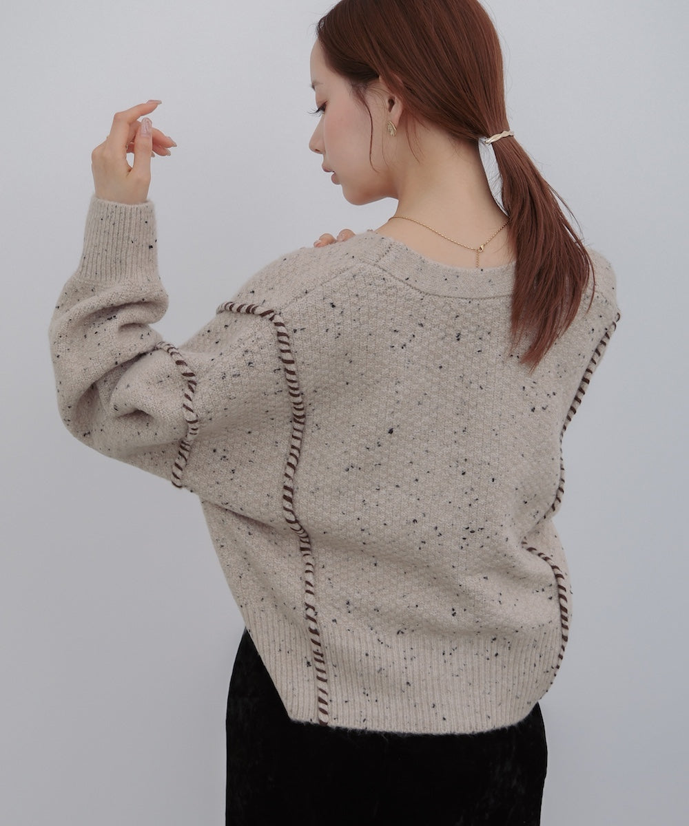 チョコチップショートカーディガン