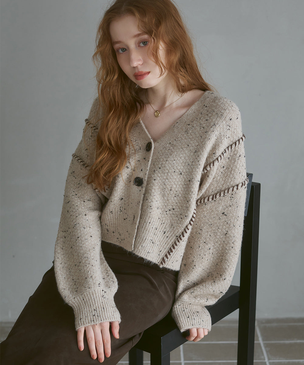 チョコチップショートカーディガン