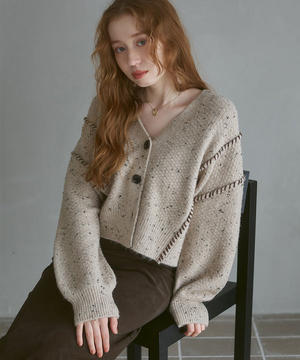 チョコチップショートカーディガン