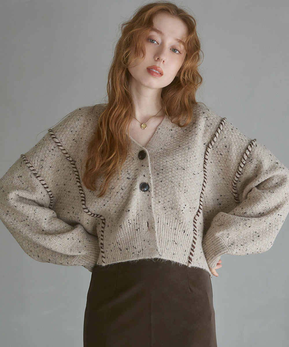 チョコチップショートカーディガン