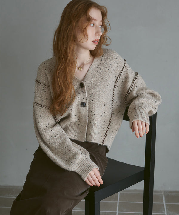 チョコチップショートカーディガン