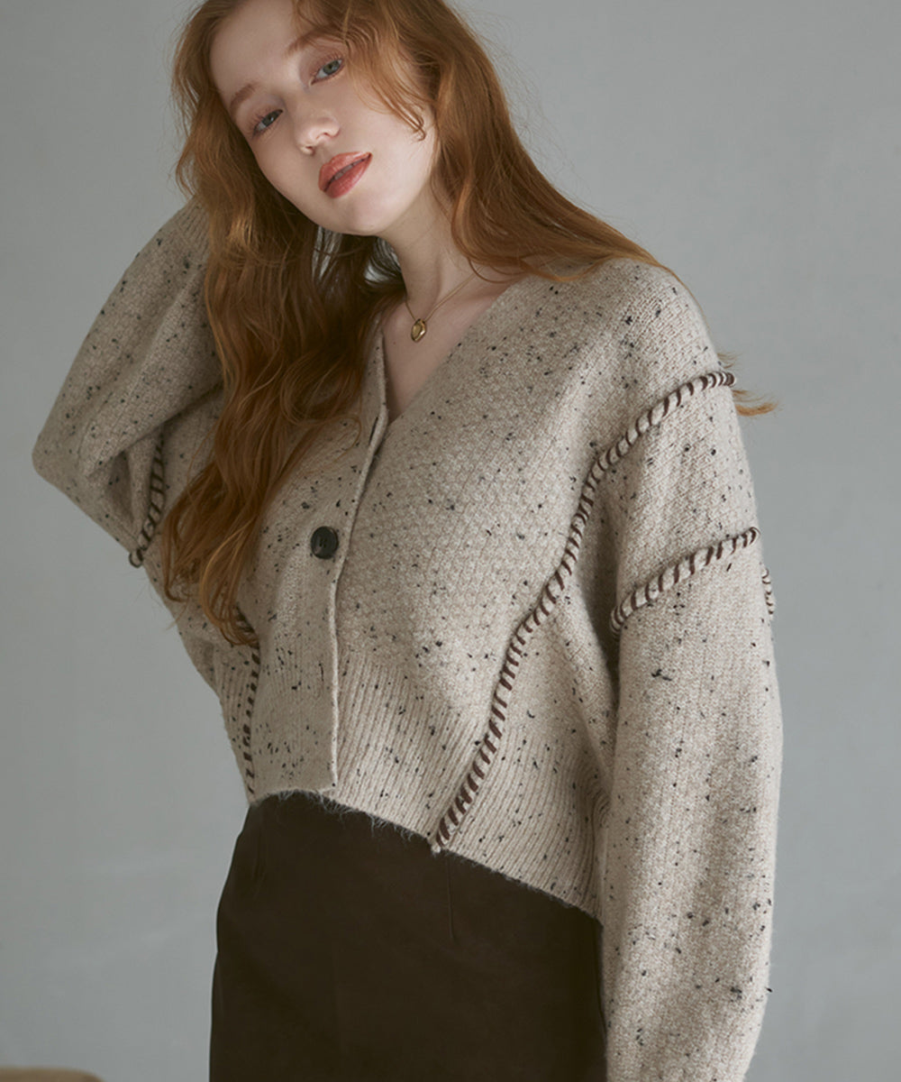 チョコチップショートカーディガン