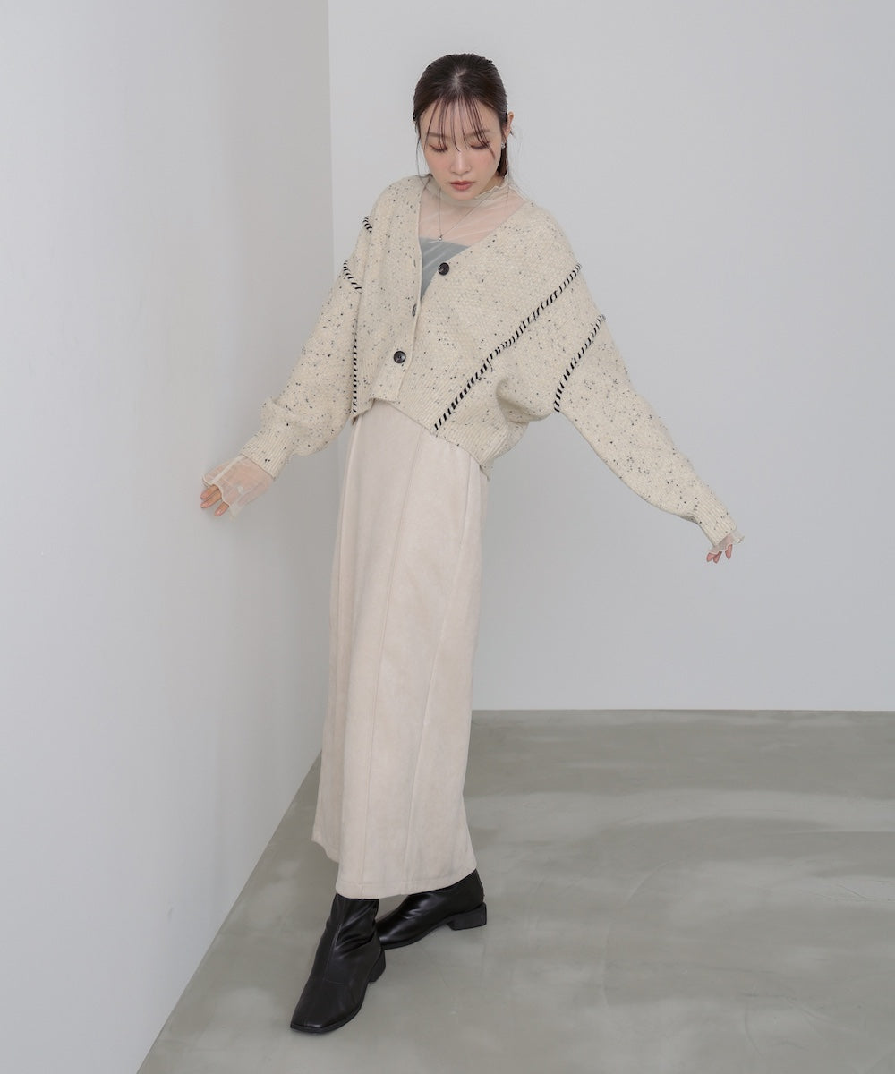 チョコチップショートカーディガン