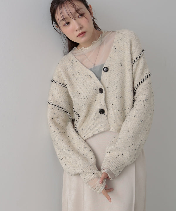 チョコチップショートカーディガン