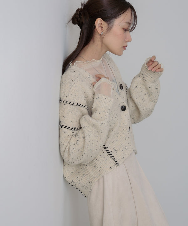 チョコチップショートカーディガン