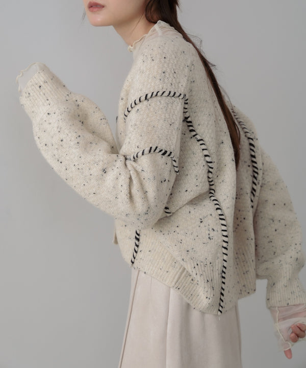 チョコチップショートカーディガン