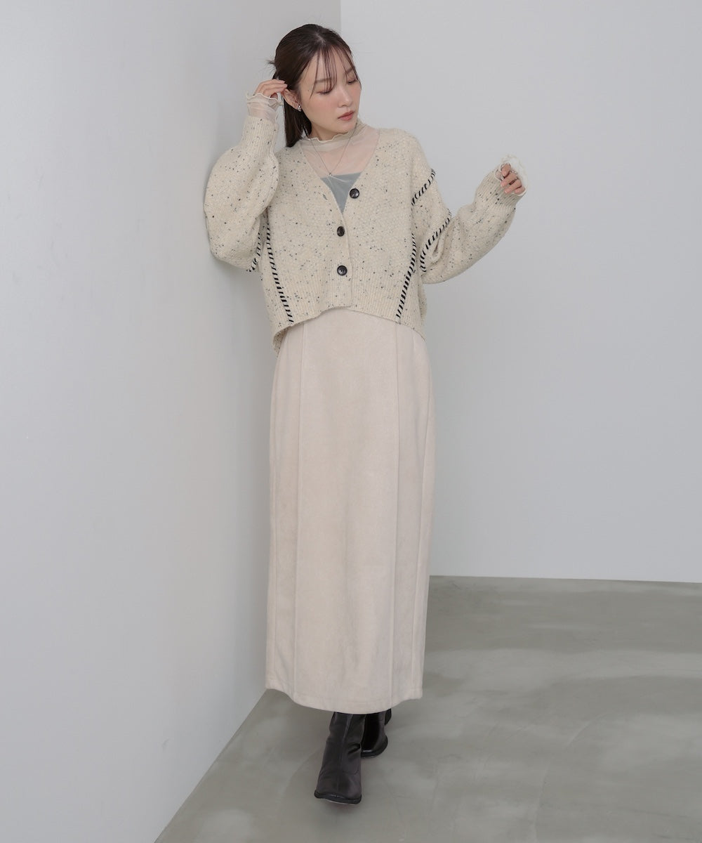 チョコチップショートカーディガン