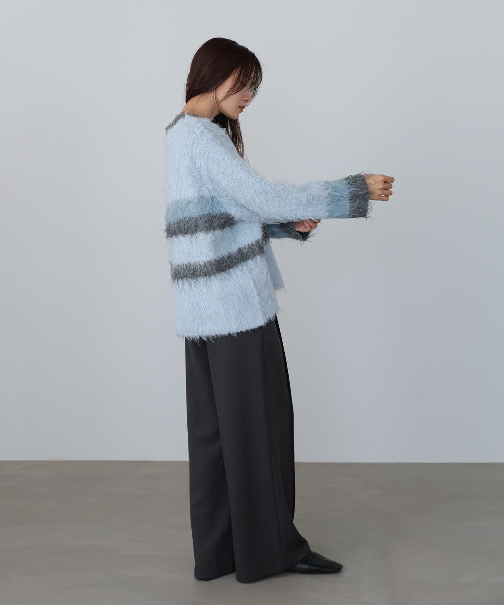 ボーダーケガキトップス