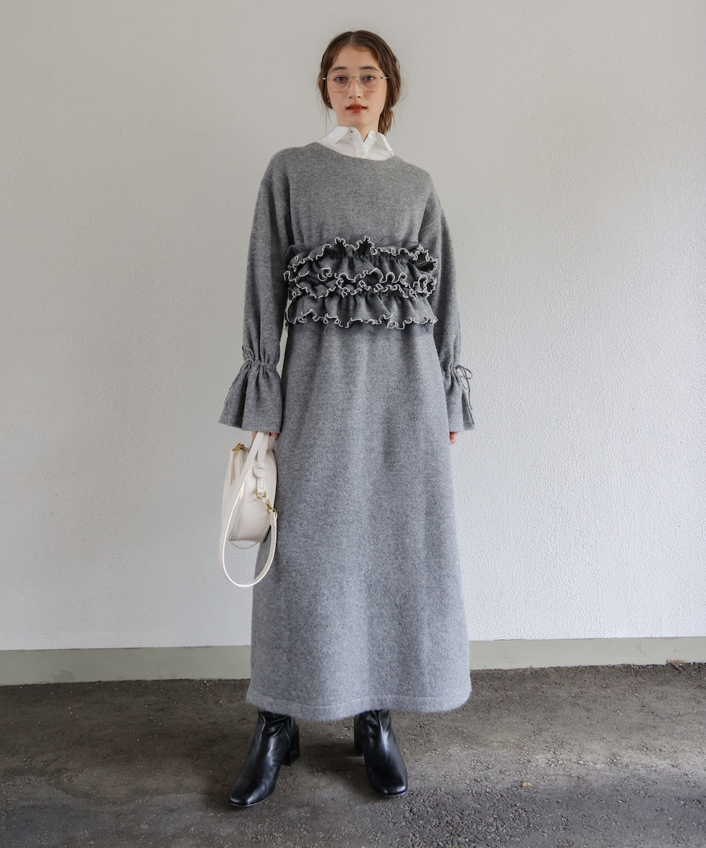 ビスチェセットニットワンピース