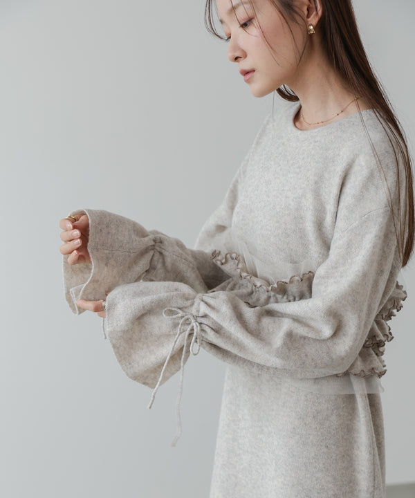 ビスチェセットニットワンピース