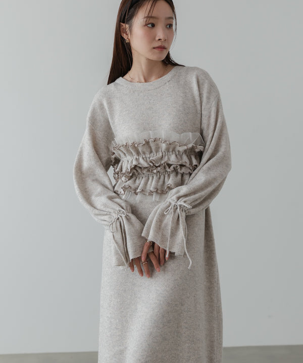 ビスチェセットニットワンピース