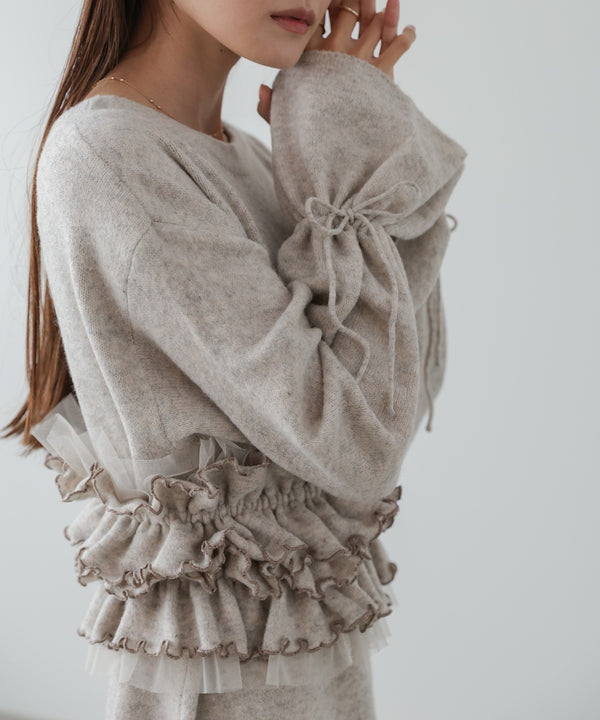 ビスチェセットニットワンピース