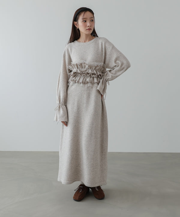 ビスチェセットニットワンピース