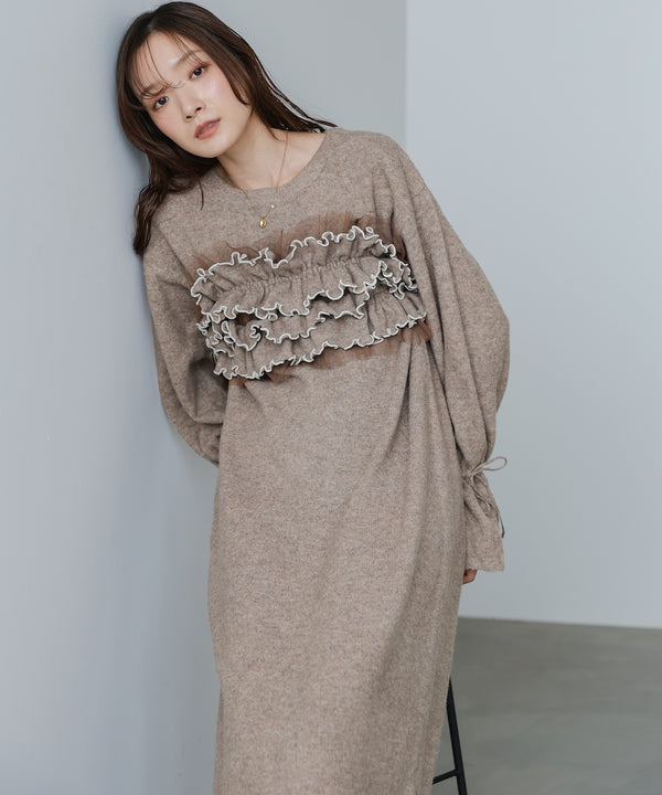 ビスチェセットニットワンピース