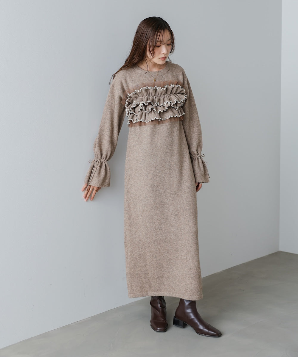 ビスチェセットニットワンピース