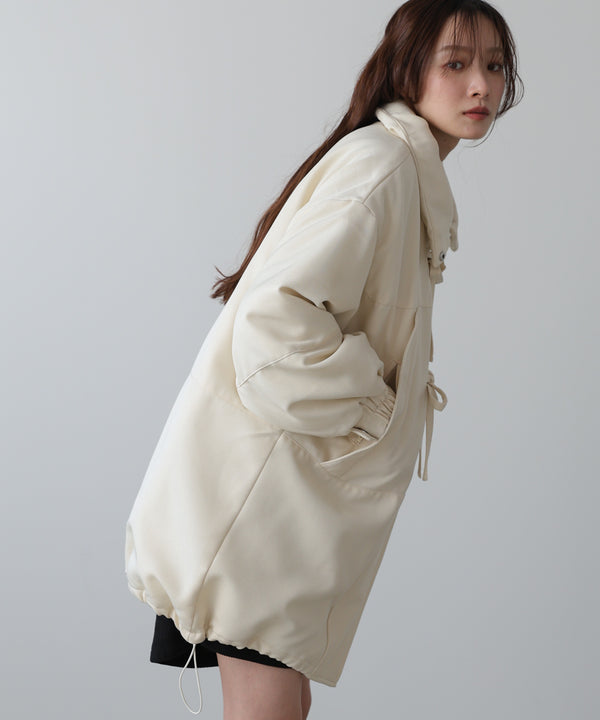 中綿フロントリボンモンスターコート