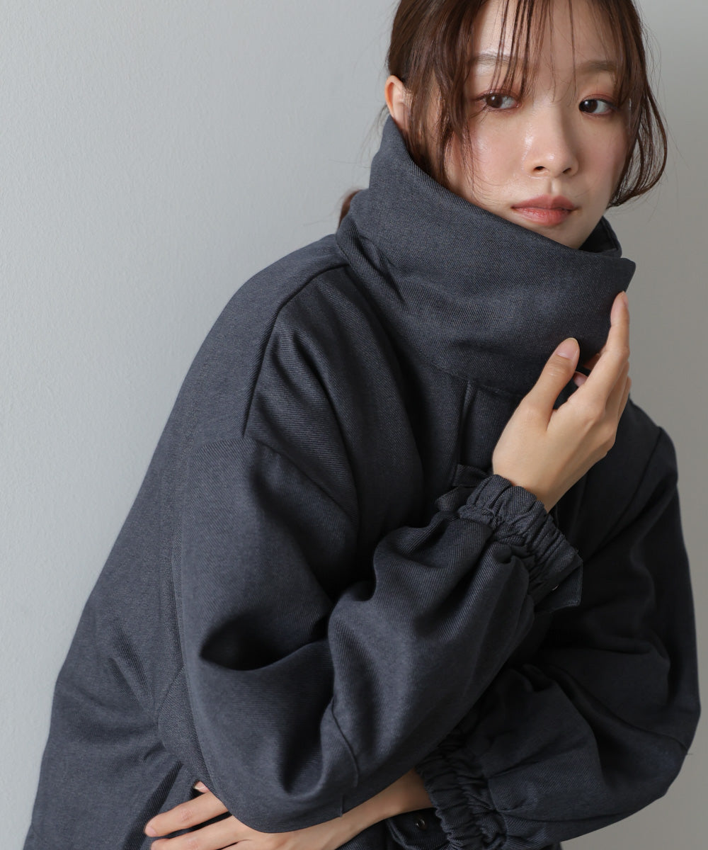 中綿フロントリボンモンスターコート