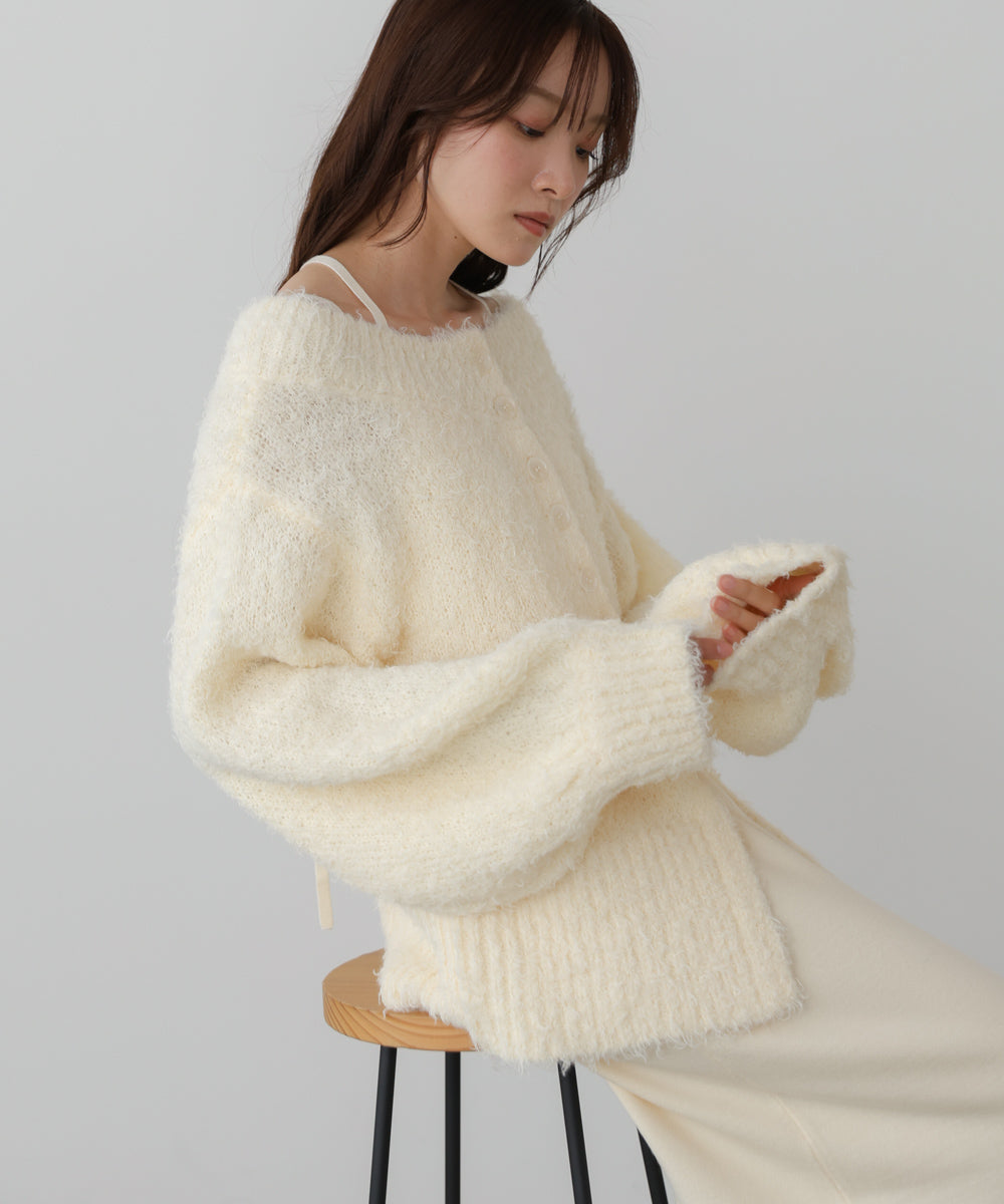 前後２ＷＡＹニットカーディガン＋ニットキャミワンピース