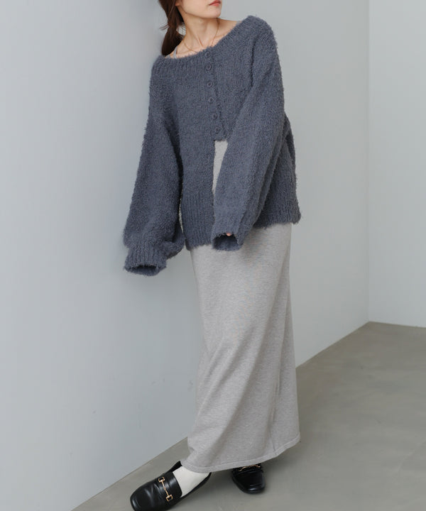 前後２ＷＡＹニットカーディガン＋ニットキャミワンピース