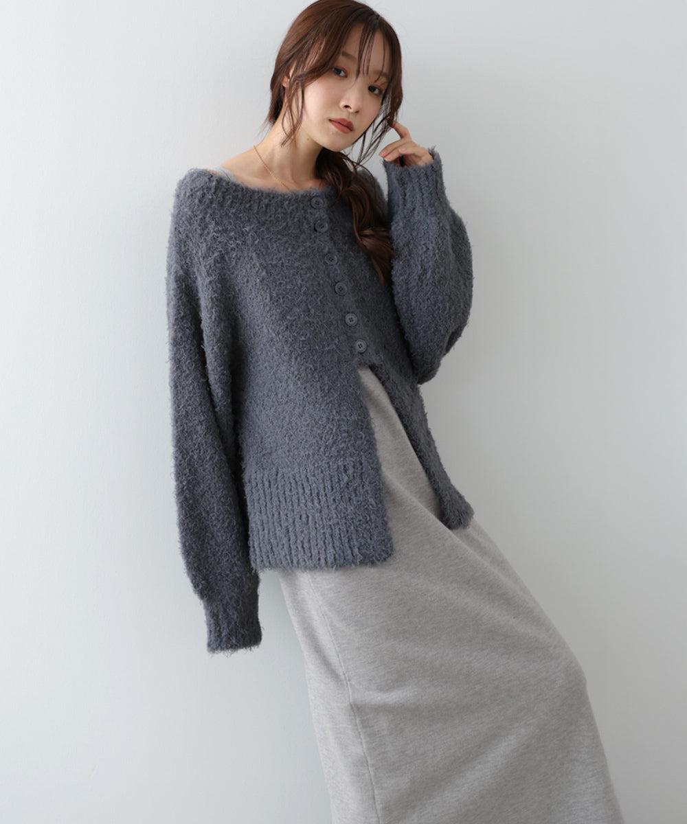 前後２ＷＡＹニットカーディガン＋ニットキャミワンピース