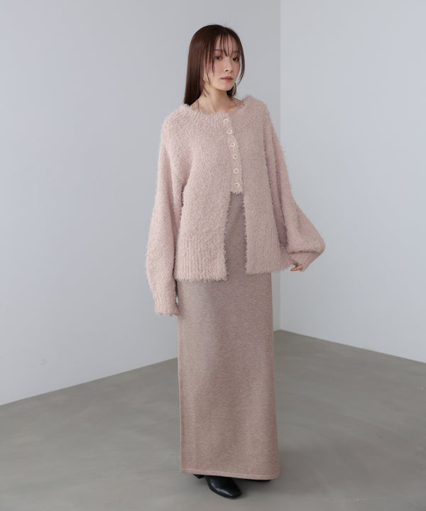 前後２ＷＡＹニットカーディガン＋ニットキャミワンピース