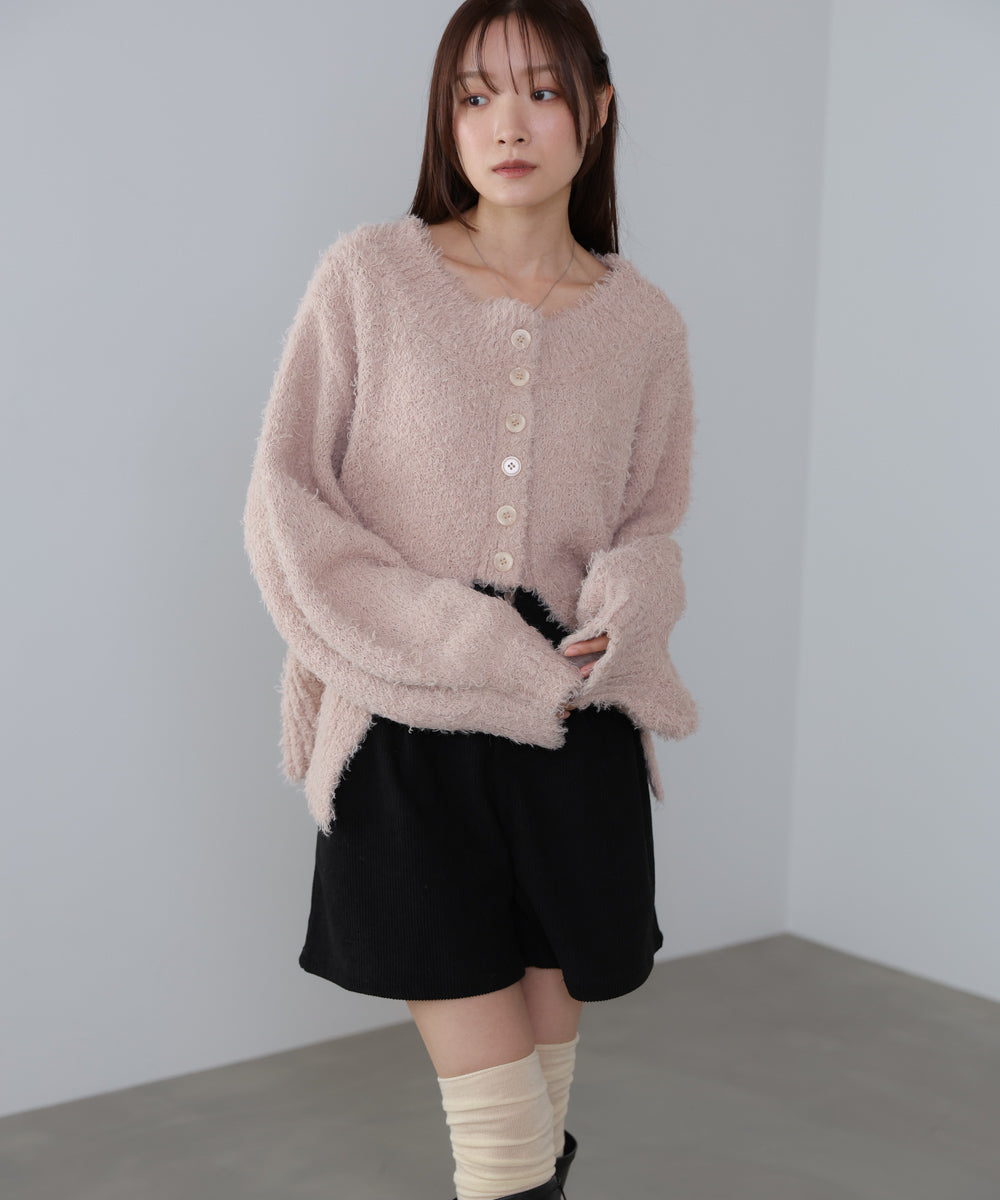 前後２ＷＡＹニットカーディガン＋ニットキャミワンピース