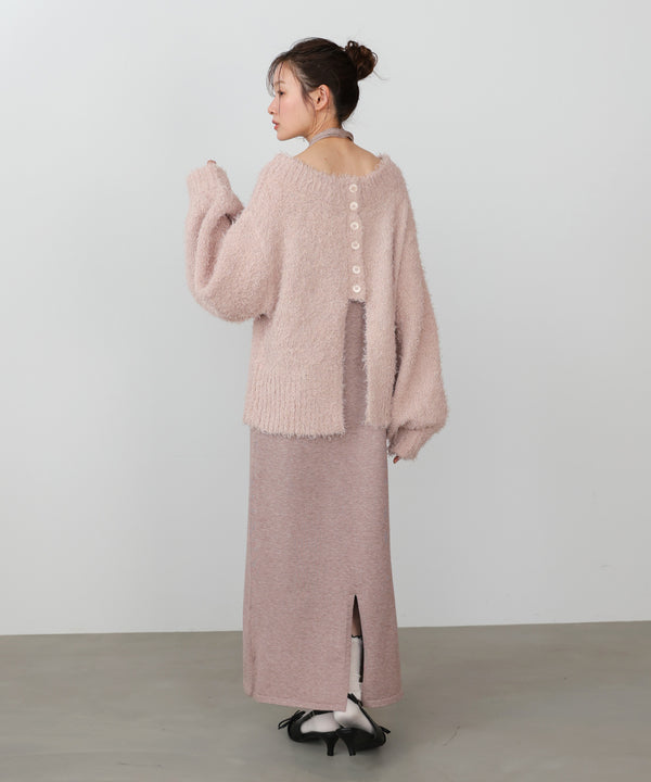 前後２ＷＡＹニットカーディガン＋ニットキャミワンピース