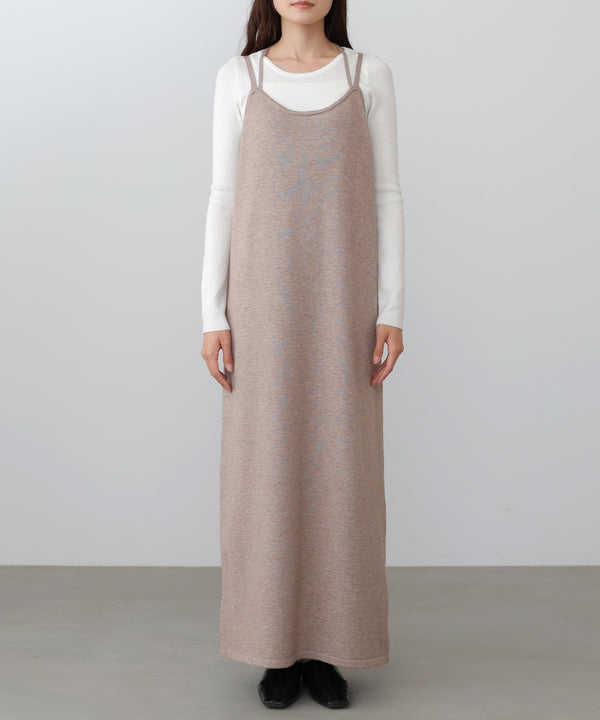 前後２ＷＡＹニットカーディガン＋ニットキャミワンピース