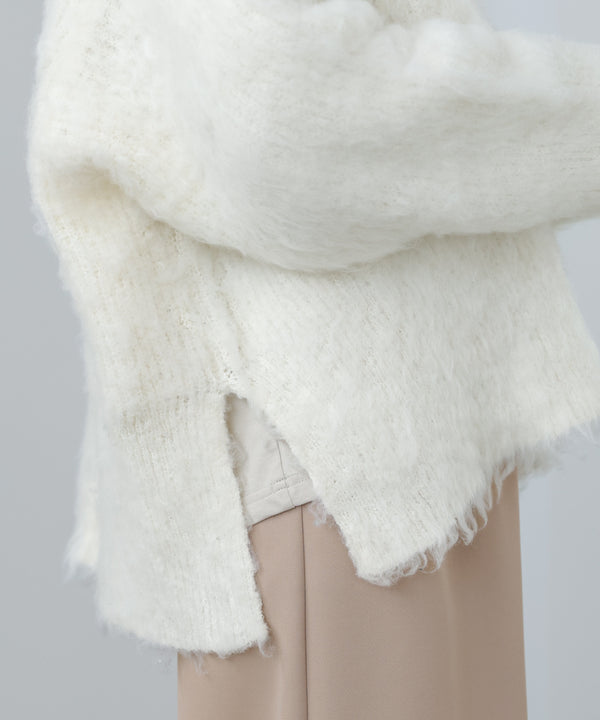 インナーセットキーネックケガキニットトップス