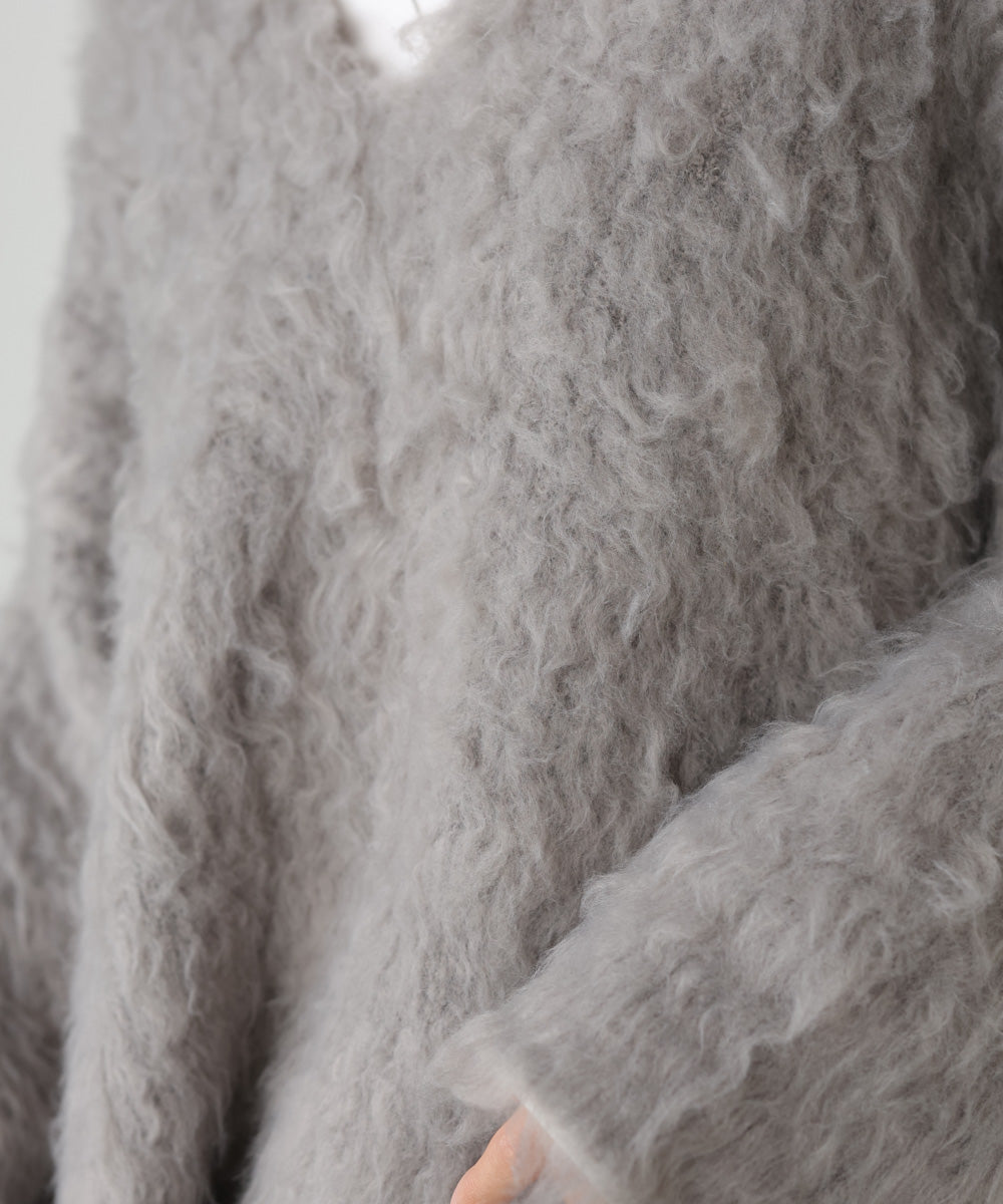 インナーセットキーネックケガキニットトップス