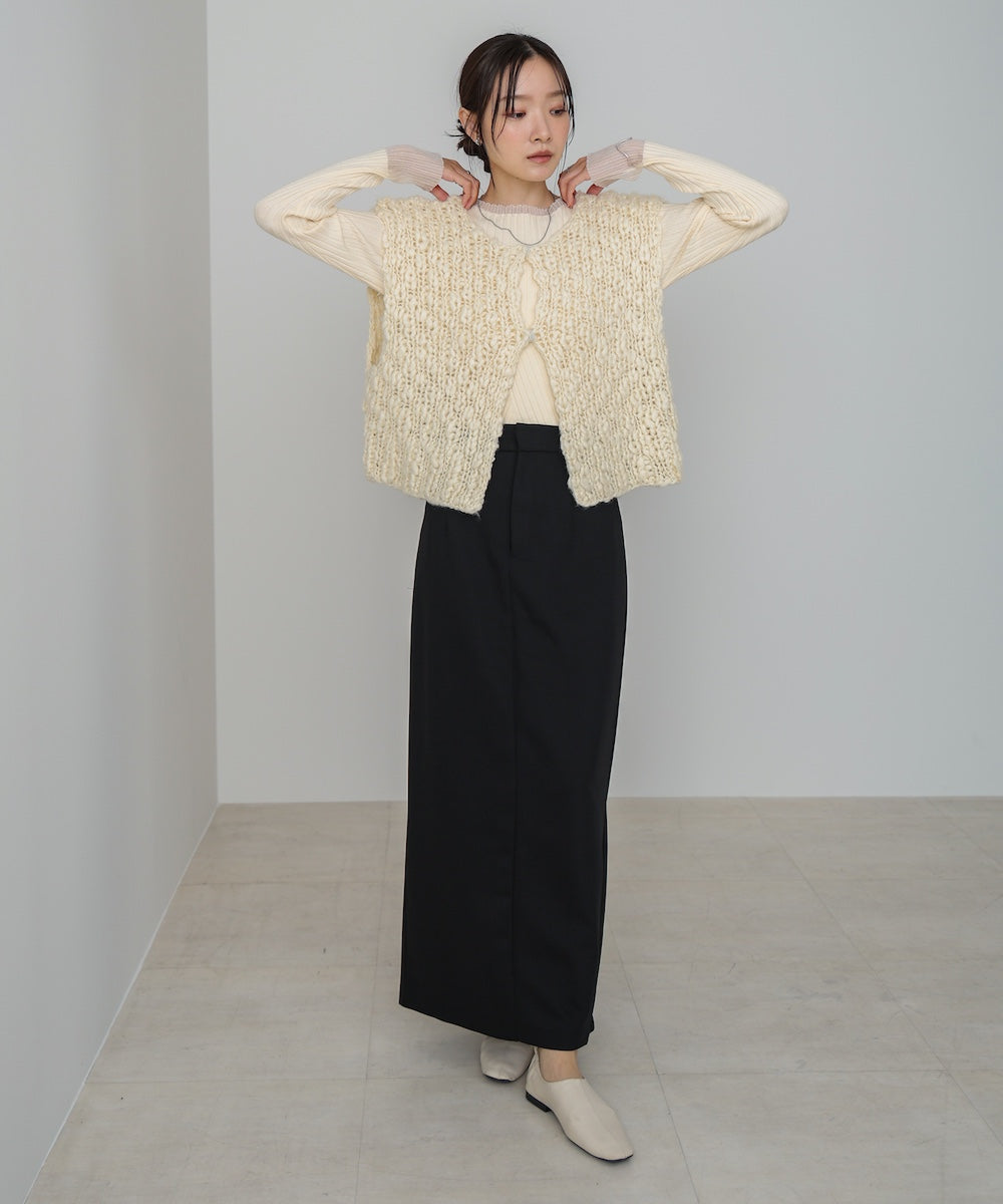 ハンドニットベスト