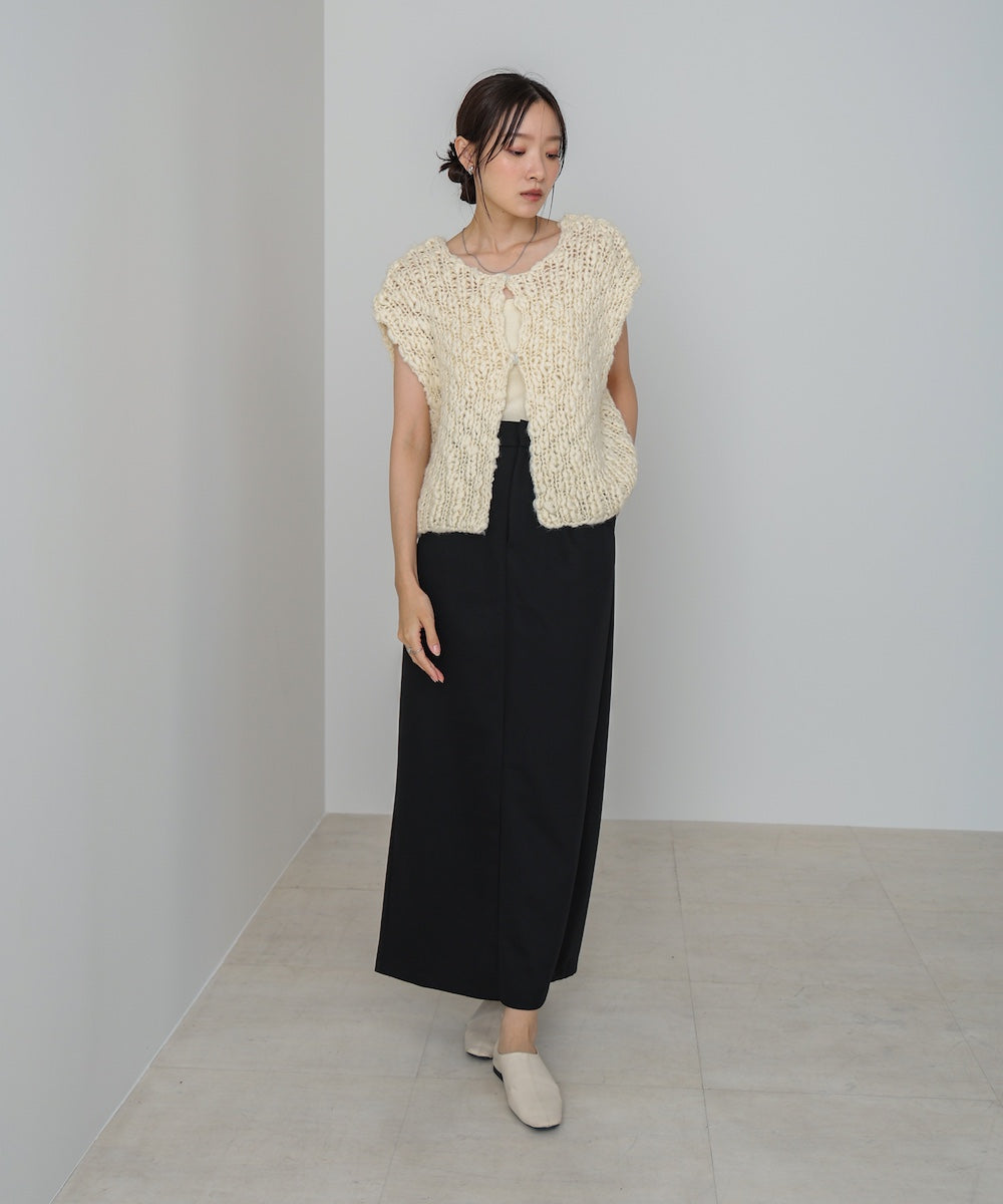 ハンドニットベスト